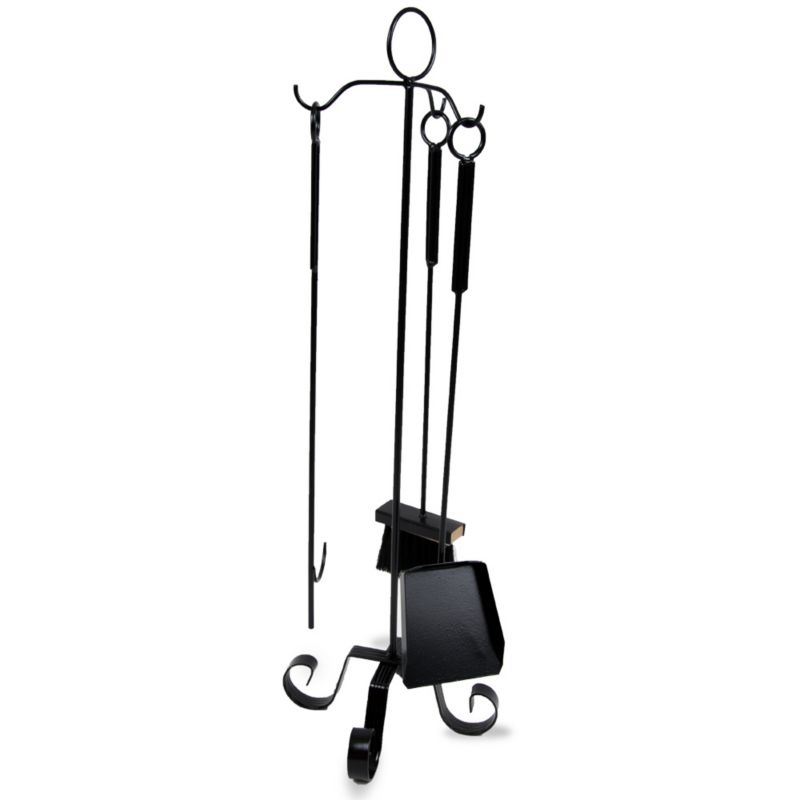 Pejsesæt 75 cm Sort Metal