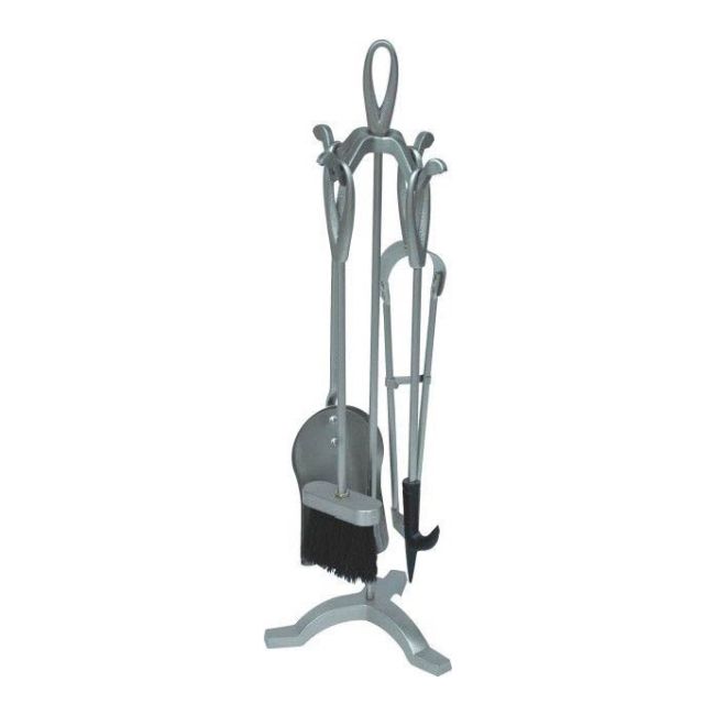 Siena pejsesæt i sølv