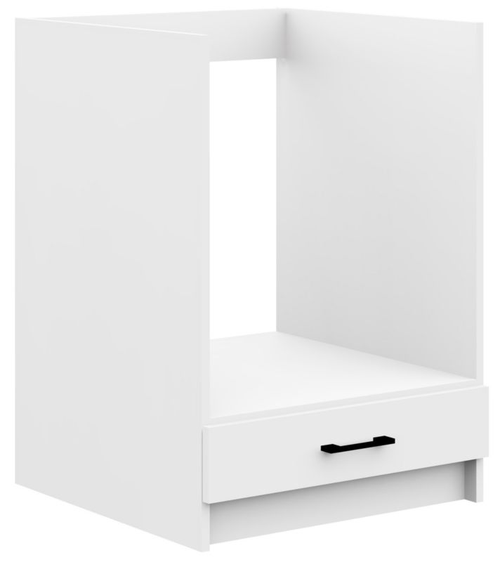 Akord Oliwia G2 køkkensæt 2,4 m hvid 240 cm med 10 låger og 6 skuffer, mat hvid, 9 hylder, 240x46x203 cm, 1 sæt