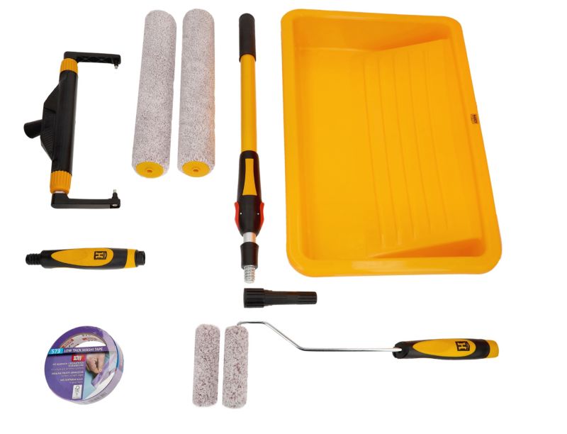 Hardy malersæt med bakke, 9 dele