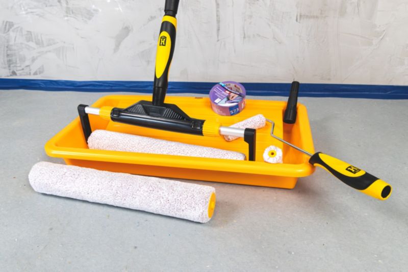 Hardy malersæt med bakke, 9 dele