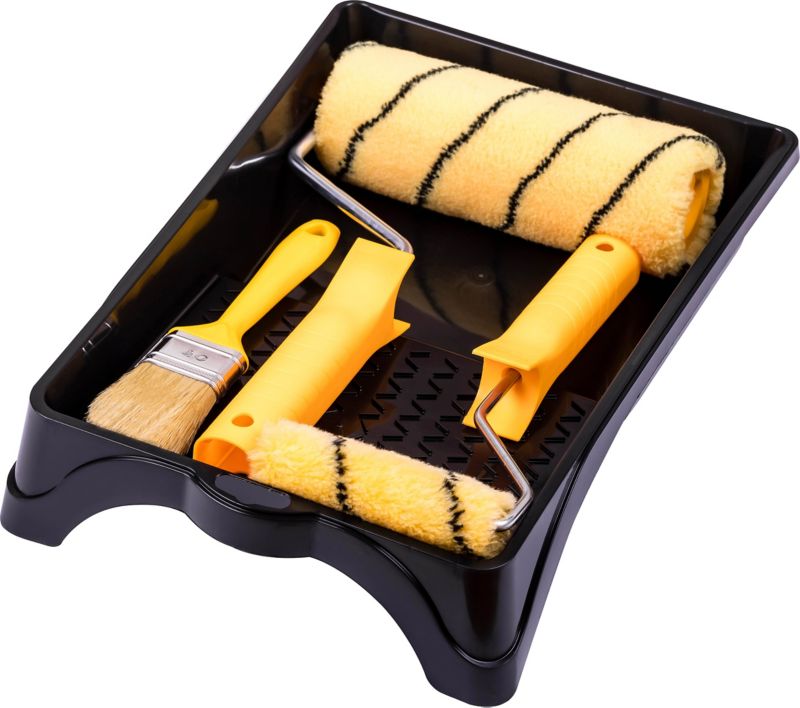 Hardy malersæt med rullebakke til vandbaserede malinger