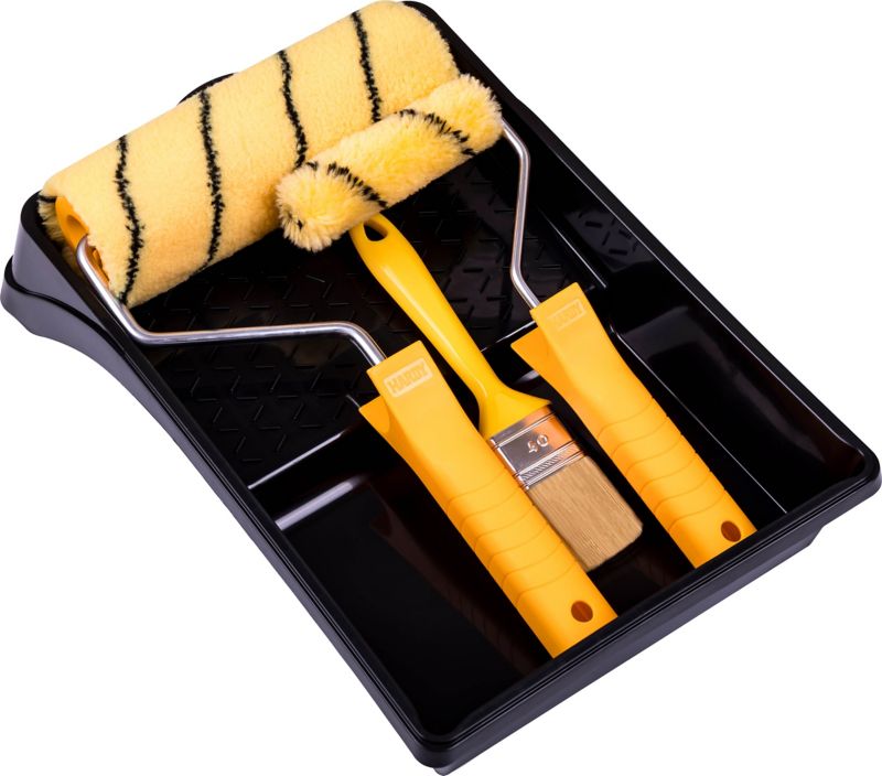 Hardy malersæt med rullebakke til vandbaserede malinger