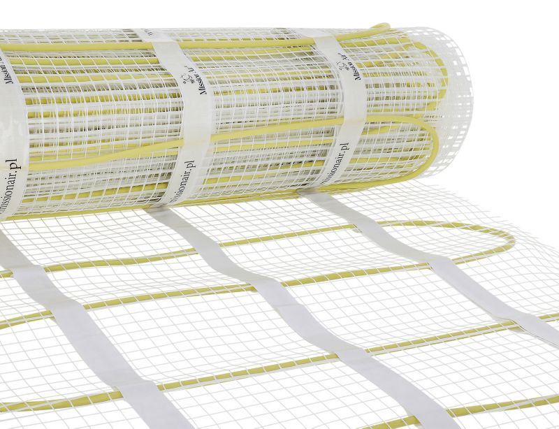 Varmemåttesæt MA-160 3 m² med Termostat Sort