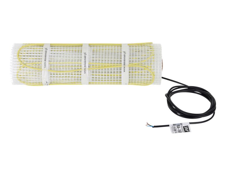 Varmemåttesæt MA-160 3 m² med Termostat Sort