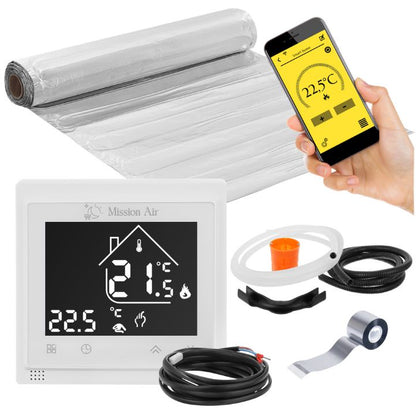 Varmemåtte til Laminatgulv MAL-160 Termostat Hvid | 5904405557822