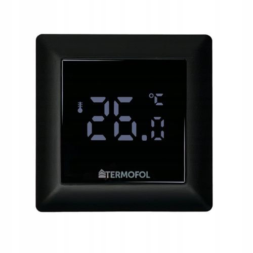 Varmemåtte Sæt 4 m² 150 W/m² med Termostat Sort TF-HM-150.40.H6.BLACK