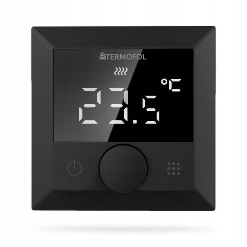 Gulvvarmemåtte Sæt 5 m² 150 W/m² med TF-H5 WiFi Termostat Sort