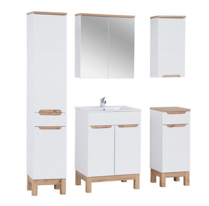 Badeværelsesmøbelsæt Bali White 60 cm Hvid