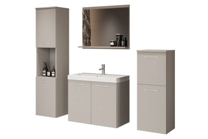 Badeværelsesmøbelsæt MALAGA 120x132 cm Kasjmir Beige