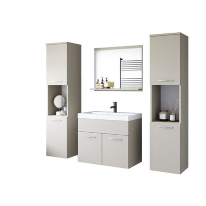 Badeværelsessæt MONTANA XL 120x132x35 cm Kashmir Beige