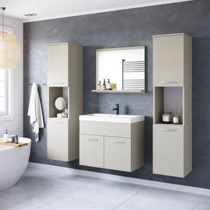 Badeværelsessæt MONTANA XL 120x132x35 cm Kashmir Beige