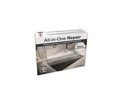 Reparationssæt til Brusekar Overflade All-in-One Repair Hvid Struktur 1 stk. | 5902082878421