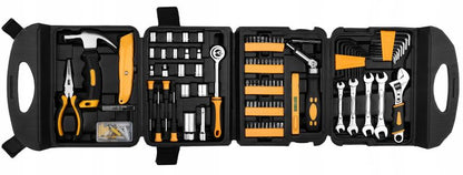 DEKO værktøjssæt 165 dele med toppe, bits og nøgler – 1 komplet sæt