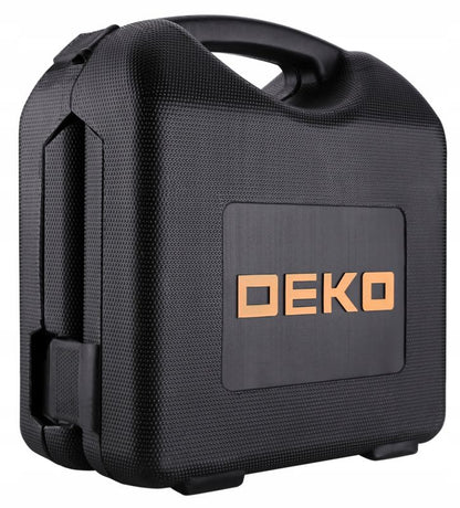 DEKO værktøjssæt 165 dele med toppe, bits og nøgler – 1 komplet sæt