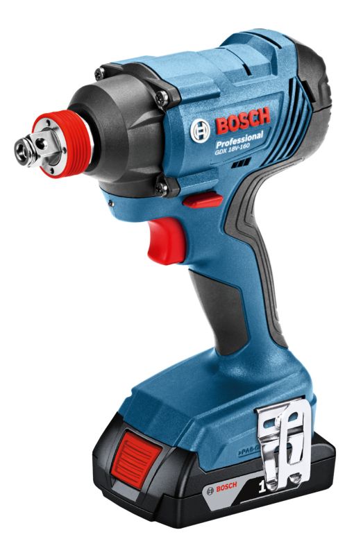 Bosch værktøjssæt med bore-/skruemaskine GSR 185-LI og slagnøgle GDX 180-LI