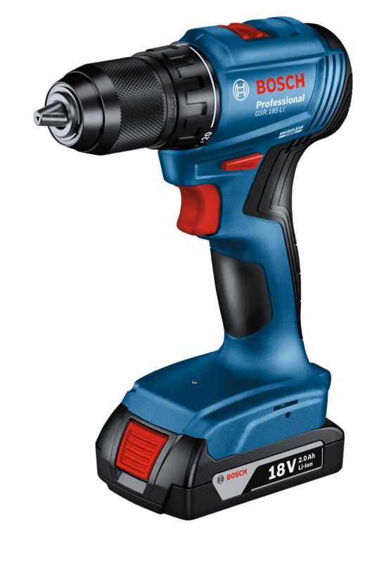 Bosch værktøjssæt med bore-/skruemaskine GSR 185-LI og slagnøgle GDX 180-LI