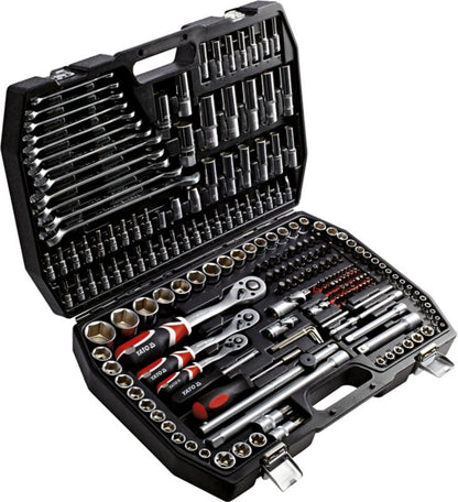 Yato værktøjssæt 1/2", 1/4" og 3/8" – 216 dele