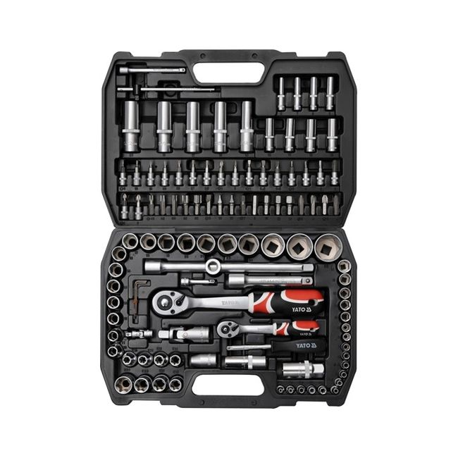 Yato værktøjssæt 1/2" og 1/4" 108 dele