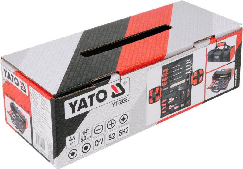 Yato værktøjssæt i etui med 44 dele