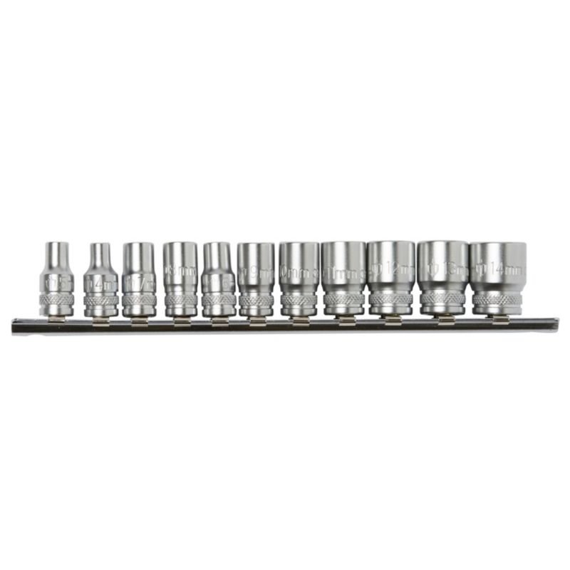 Magnusson 1/4'' topnøglesæt, 11 dele