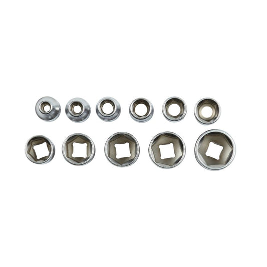 Magnusson 1/4'' topnøglesæt, 11 dele