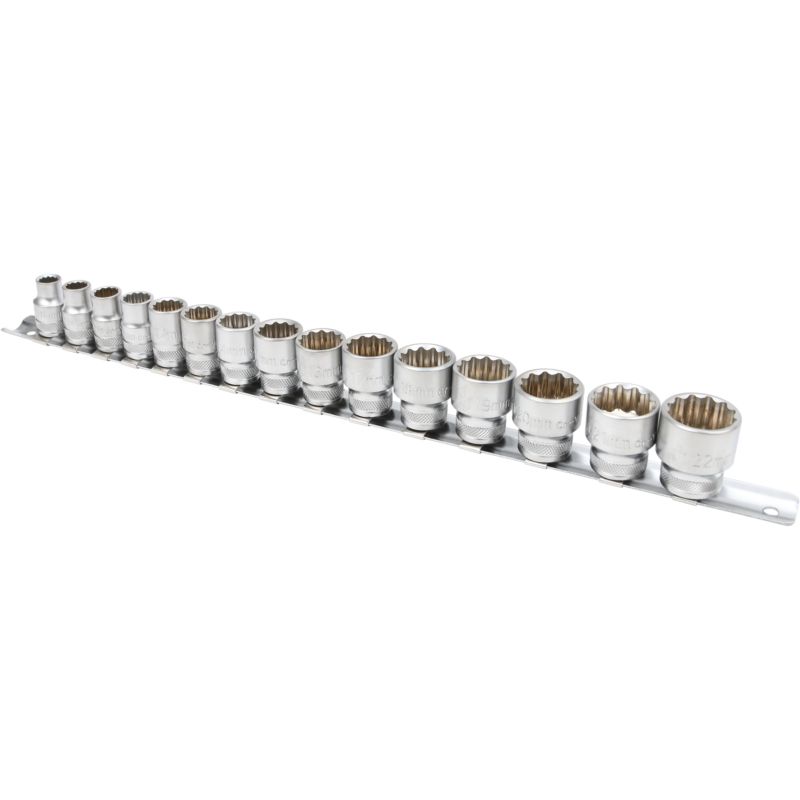 Magnusson 3/8'' topnøglesæt, 15 dele