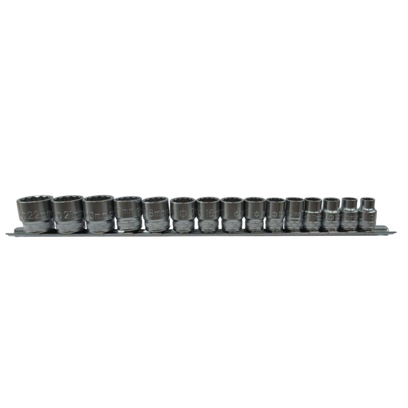 Magnusson 3/8'' topnøglesæt, 15 dele