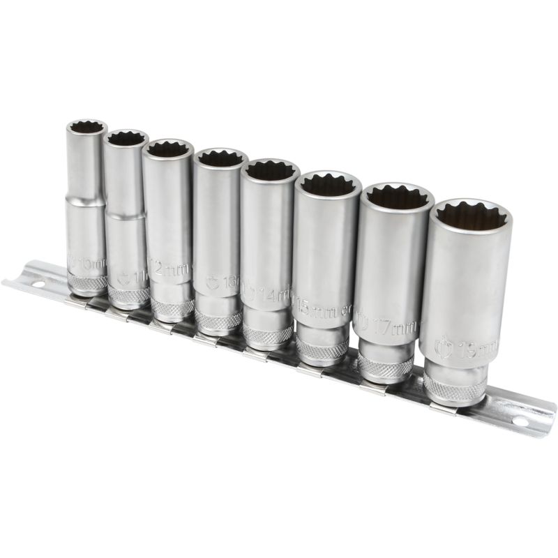 Magnusson lange topnøglesæt 3/8'' 8 dele
