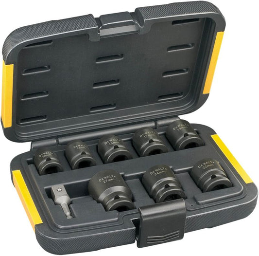 DeWalt sæt med 9 slagfast toppe