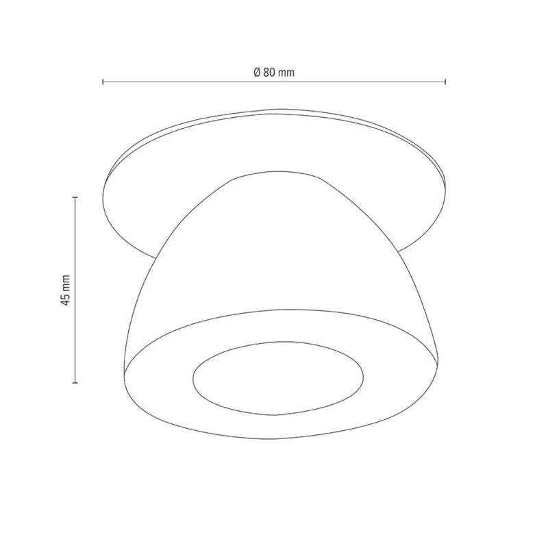 SPOT Light Sæt med 3 loftspots 3xG4 LED 2,3W med driver, transparent glas, polsk producent, 3 stk.