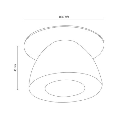 SPOT Light Sæt med 3 loftspots 3xG4 LED 2,3W med driver, transparent glas, polsk producent, 3 stk.