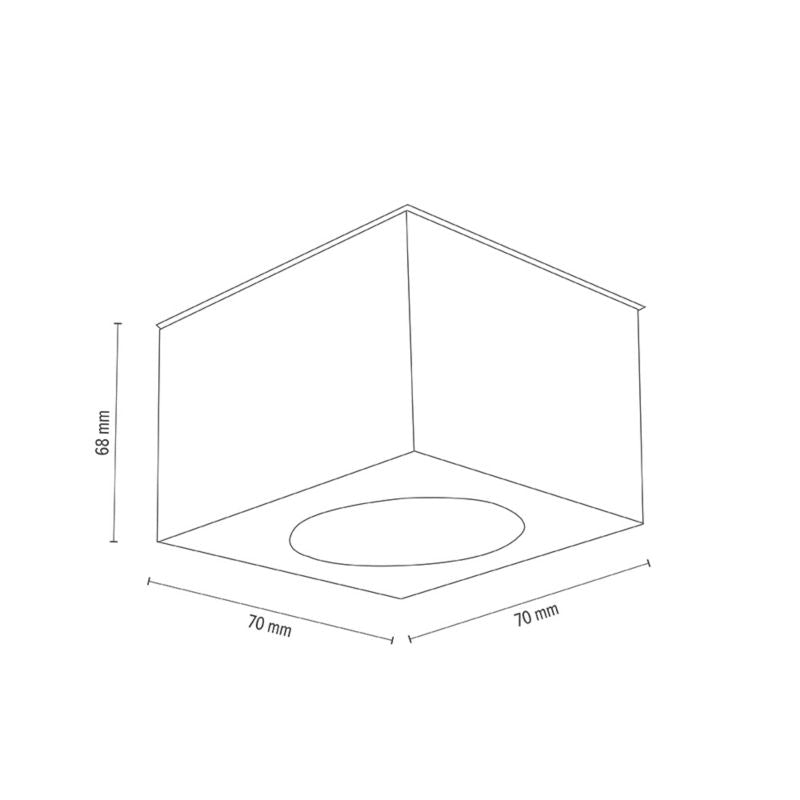 SPOT Light Sæt med 3 loftspots 3xG4 LED 2,3W med driver, transparent glas, polsk producent, 3 stk.