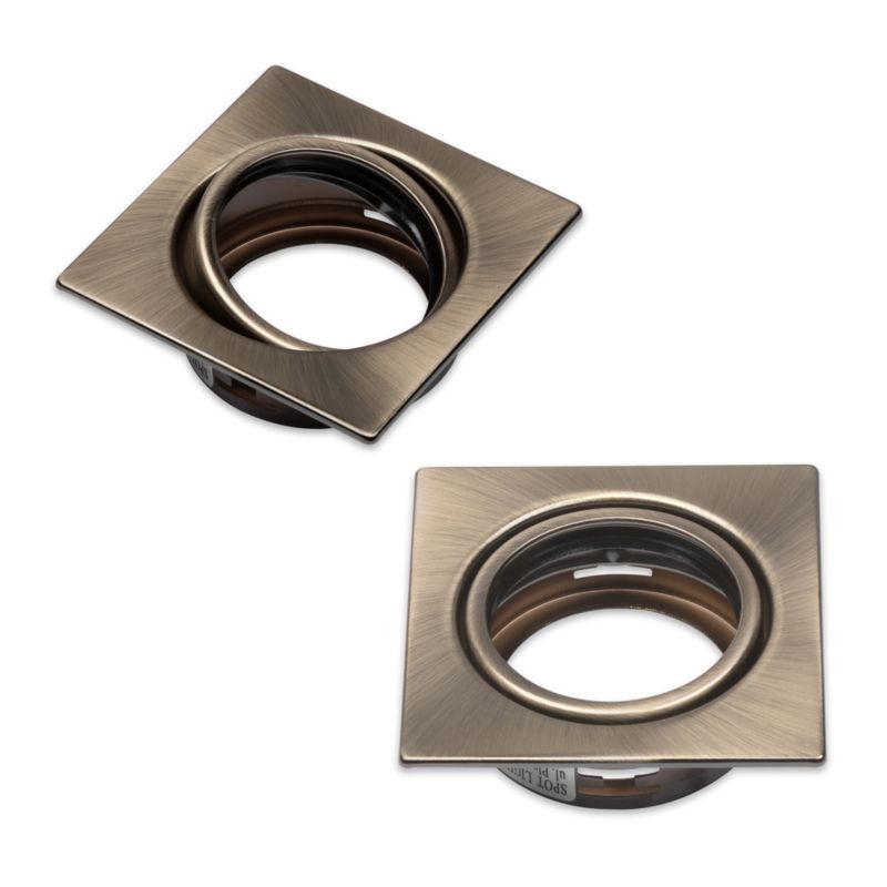 Spotlight-sæt SPOT Light 3xGU10 Max. 50W i patineret finish, polsk producent, 3 stk.