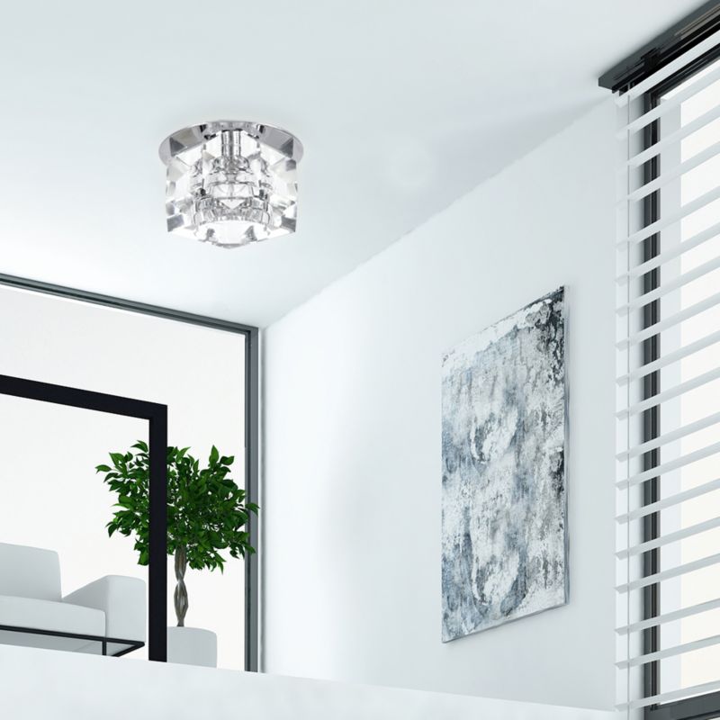 SPOT Light Sæt med 5 loftspots 5xG4 LED 2,3W med driver, transparent glas, polsk producent, 5 stk.