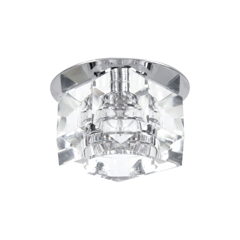 SPOT Light Sæt med 5 loftspots 5xG4 LED 2,3W med driver, transparent glas, polsk producent, 5 stk.