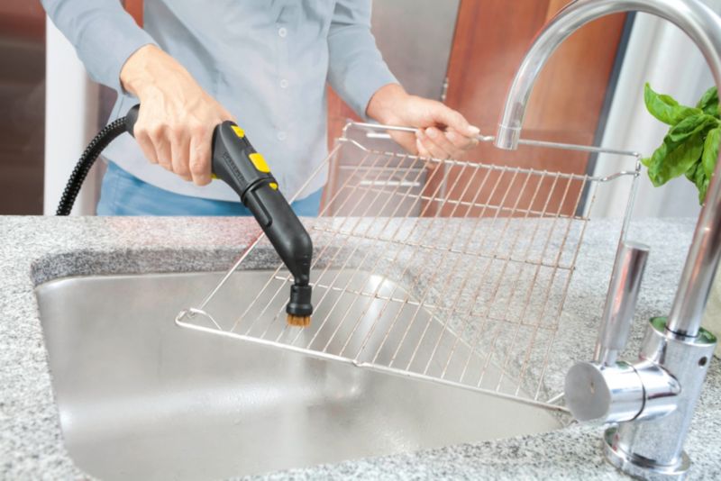 Sæt med runde messingbørster til Karcher