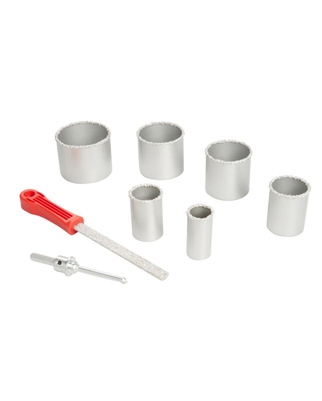 Universal fit HEX sæt med 6 kulstofborringe 35-85 mm