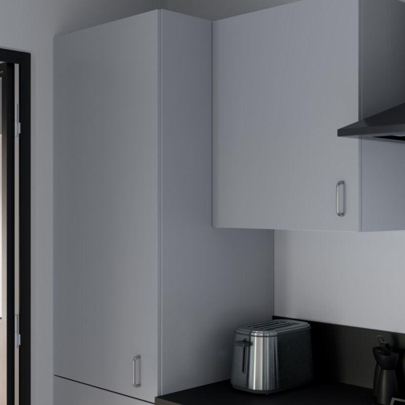 Udskiftelige paneler til GoodHome Balsamita søjle 57 x 201 cm mat grå