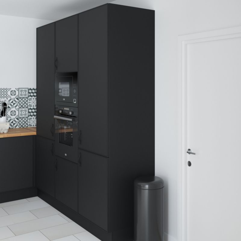 Udskiftelige paneler til GoodHome Pasilla søjle 57 x 201 cm mat sort