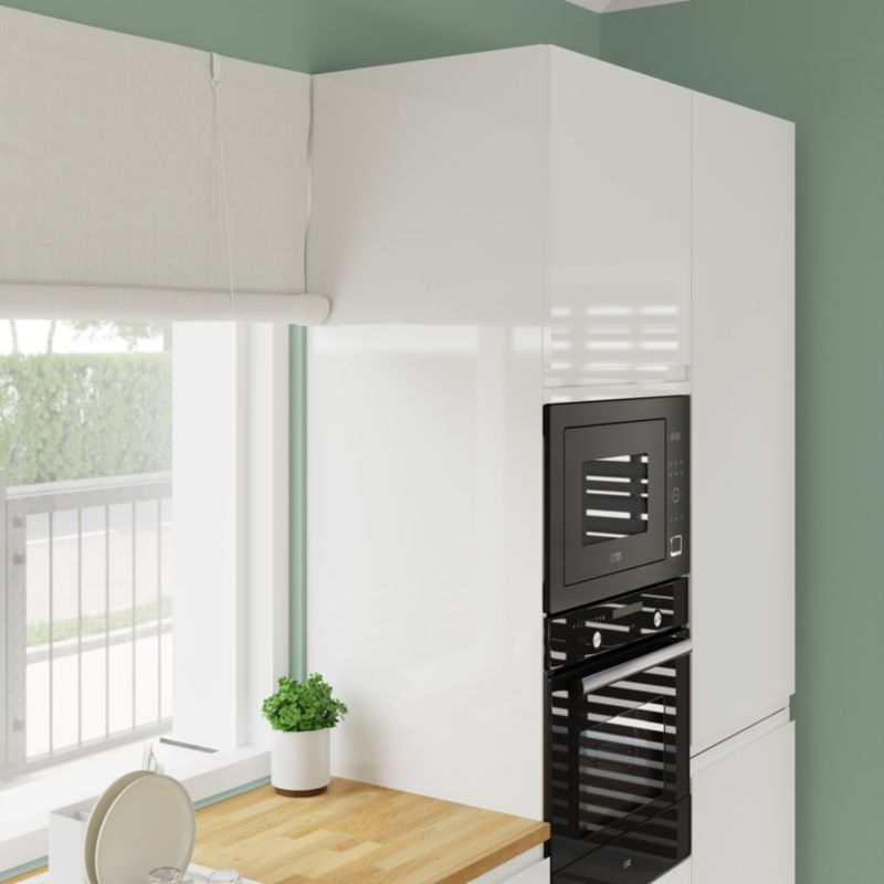 Udskiftningspaneler til GoodHome Stevia / Garcinia søjle 57 x 201 cm i hvid højglans