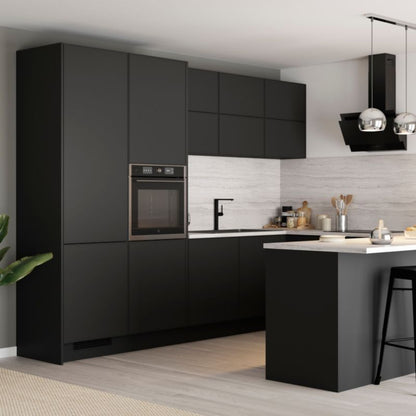 Udskiftelige paneler til højt skab GoodHome Pasilla 57 x 219 cm mat‑sort