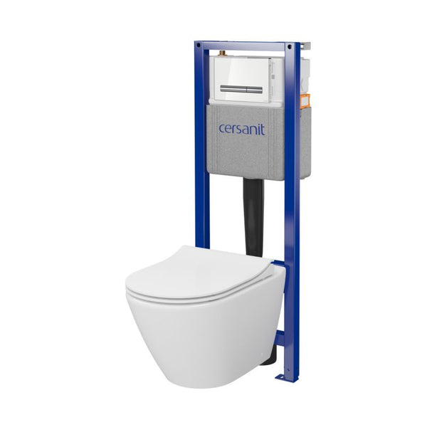Indbygningssæt til toilet Ringo 116,5 cm Hvid | 5901771202608