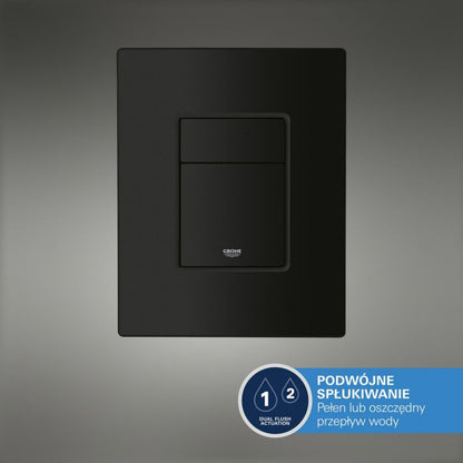 Toiletsæt Grohe Solido 5-i-1 Sort med Blødt Luk 50x113 cm