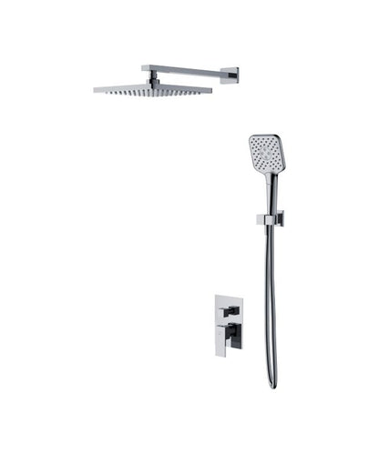 Brusesæt 3-funktions 116 mm Krom | 5901771127970