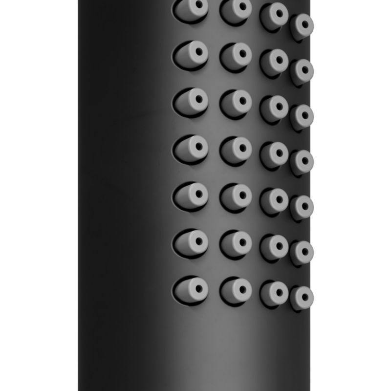 Indbygningsbrusesæt Owens Mat Sort 25 cm