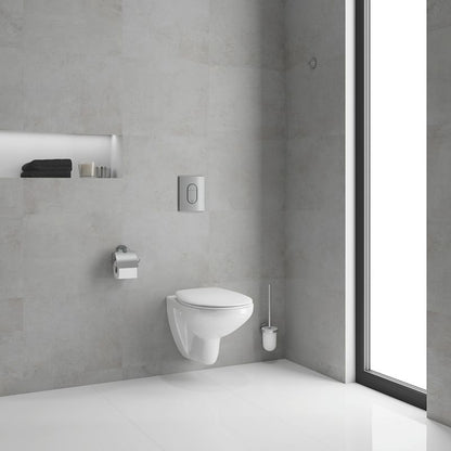 Grohe Bau indbygningssæt til toilet med kantløs skål og soft-close sæde i krom