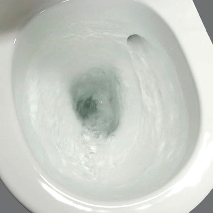 Toiletsæt til Indbygning med Virvelskyl, Hvid, 1 stk.