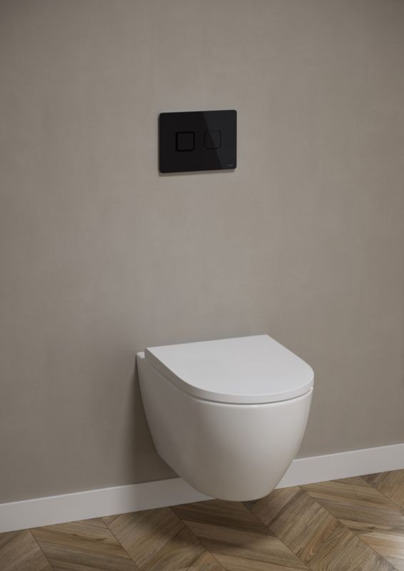 Toiletsæt Indbygget Væghængt Cersanit Zen Pro Cleanon Vortex med Indbygningscisterne 5901771118886
