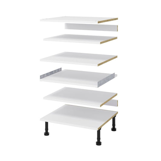GoodHome Innovo 60 cm sæt med hylder til indbygningsskab til hårde hvidevarer